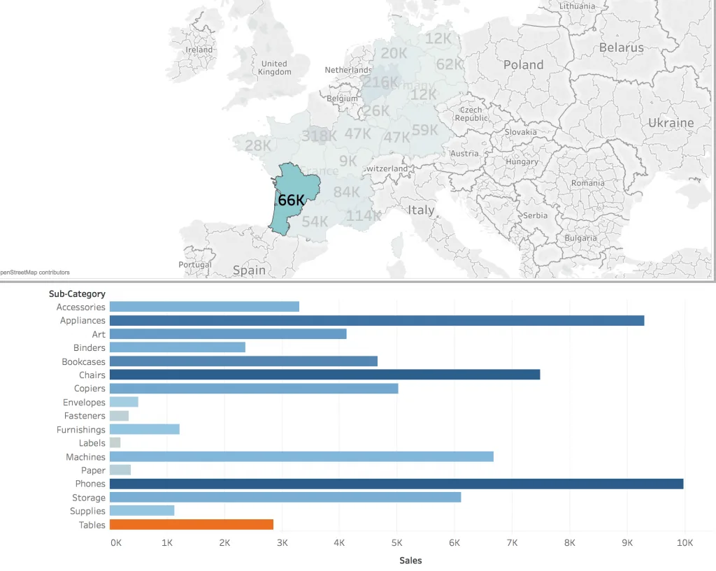 Analizy geograficzne w Tableau
