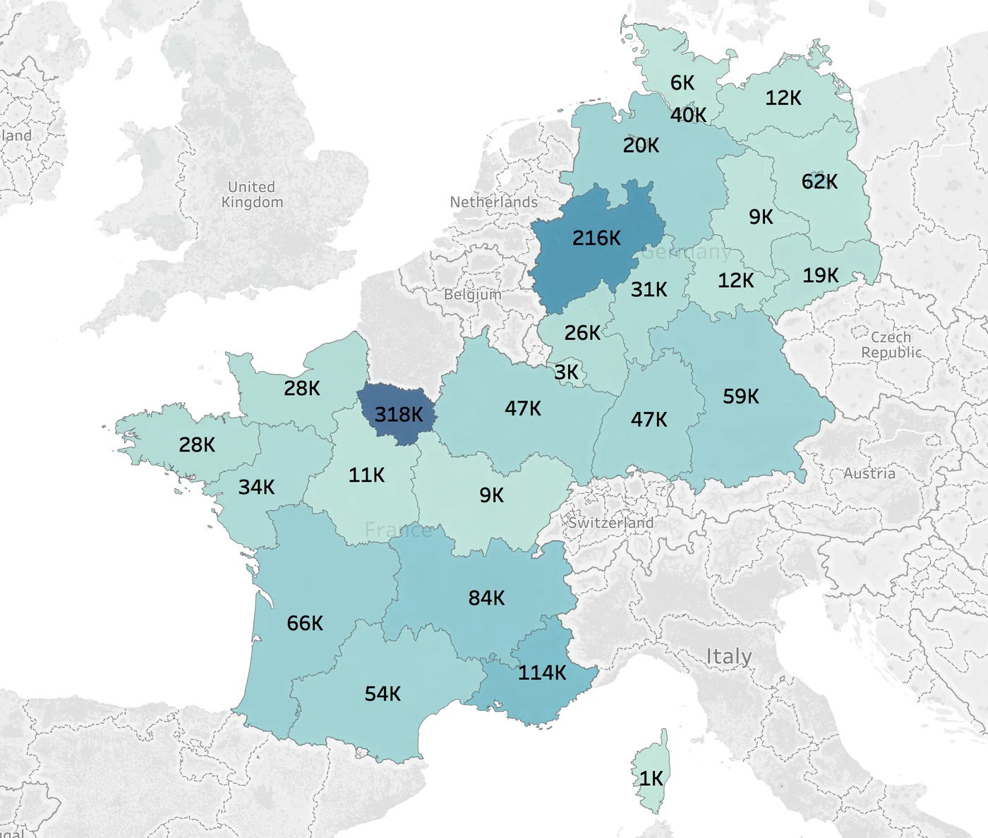 Analizy geograficzne w Tableau
