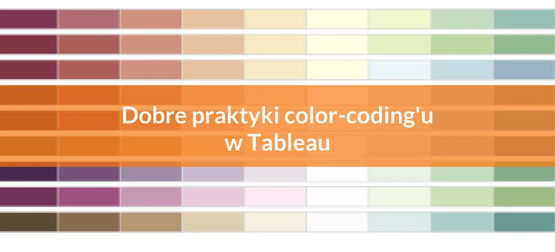 Dobre praktyki color-coding’u w Tableau