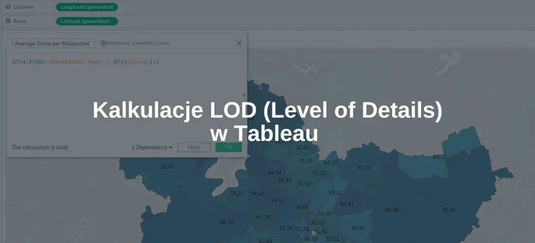 Okładka artykułu „Kalkulacje LOD (Level of Details) w Tableau”