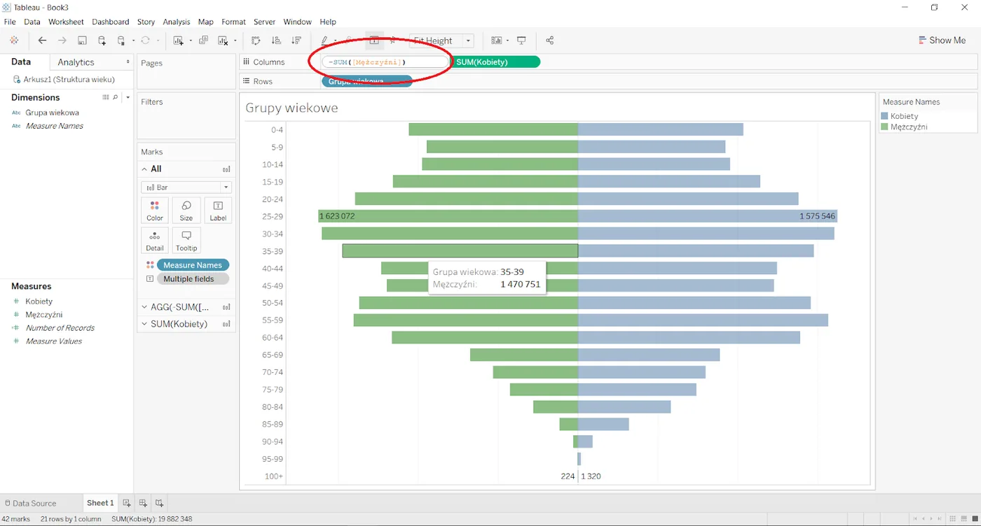 New Calculation Tableau