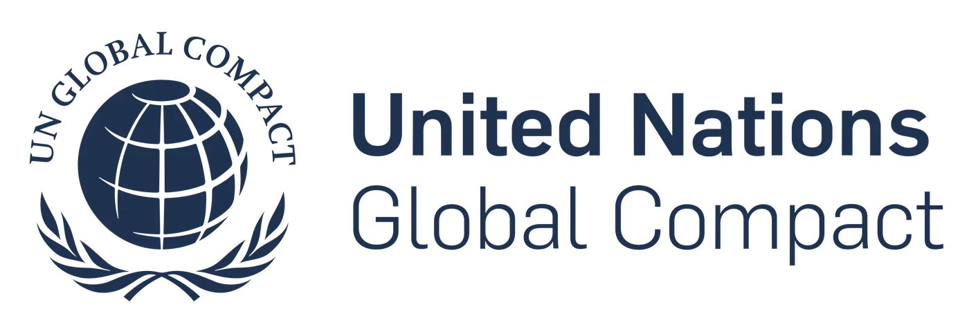 Logo inicjatywy United Nations Global Compact, do której dołączyła Astrafox