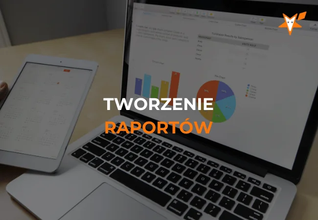 Okładka webinaru „Efektywne metody tworzenia raportów”.
