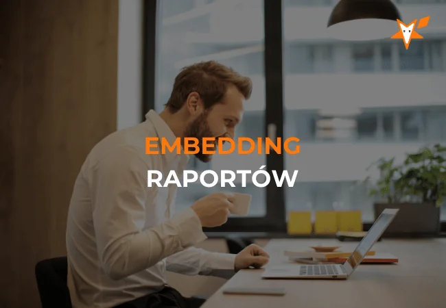 Okładka webinaru „Embedding, czyli raporty osadzone na Twojej stronie internetowej lub w aplikacji”.