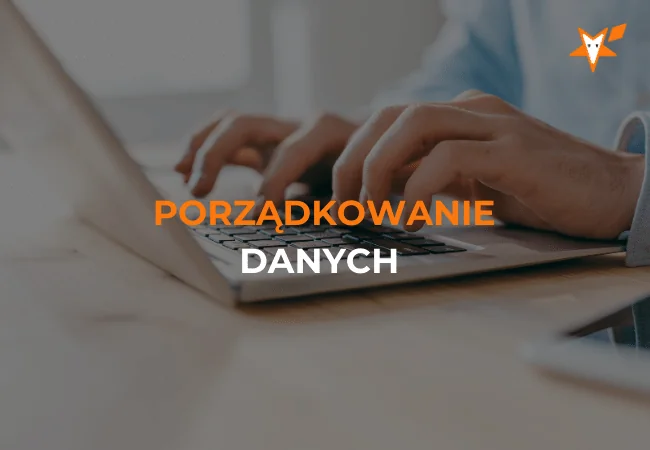 Okładka webinaru „Jak sprawnie zaprowadzić porządek w danych?”.