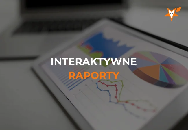 Okładka webinaru „Jak tworzyć interaktywne raporty?”.
