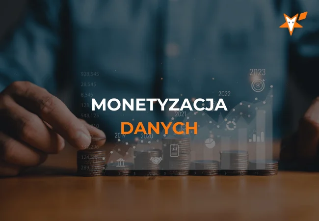 Okładka webinaru „Monetyzacja danych, czyli jak zacząć zarabiać na danych?”.